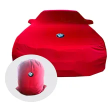 Capa De Carro Bmw 330i Tecido Lycra-alta Qualidade Cor Vermelho Foto mini 4
