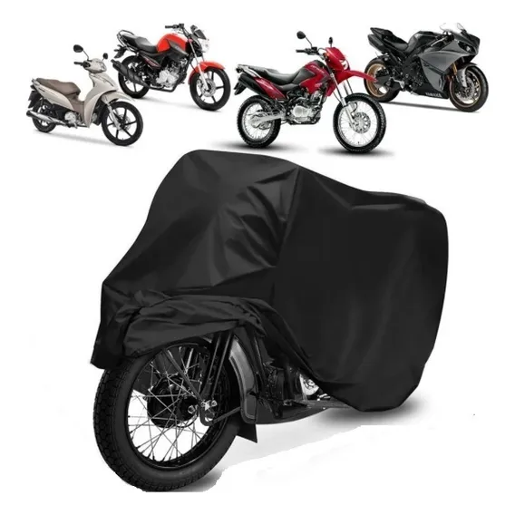 Capa De Cobrir Moto Biz Cg Fan Titan 125 150 160 Impermeavel Cor Tamanhos Foto 1
