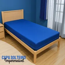 Capa De Colchão Impermeável Hospitalar Antialérgico Solteiro 88/188/16 Foto mini 1