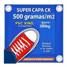 Capa De Piscina 15 Em 1 Pvc 500 Segurança+térmica 4x3 Mts Foto  mini 1
