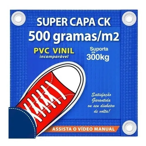 Capa De Piscina 15 Em 1 Pvc 500 Segurança+térmica 4x3 Mts Foto 1