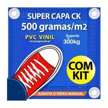Capa De Segurança Para Piscina 4,5x3,5 Mts Ck500 + Kit Foto mini 2