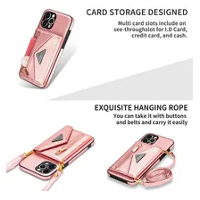 Capa de telefone Crossbody Lanyard para Samsung Galaxy Rose Gold para Samsung Galaxy Note 20u Foto mini 3