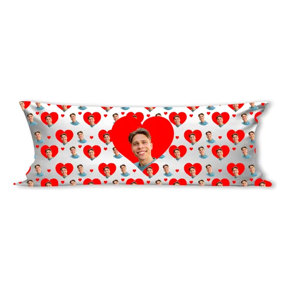 Capa Decorando e Grudando Fronha Foto Casal Fronha Personalizada de travesseiro desing fronha personalizada com foto de 1.4m x50cm - x unidad Foto 1