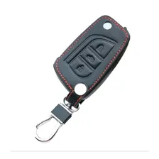 Capa Em Couro Para Chave Canivete Carro Toyota Corolla Foto mini 1