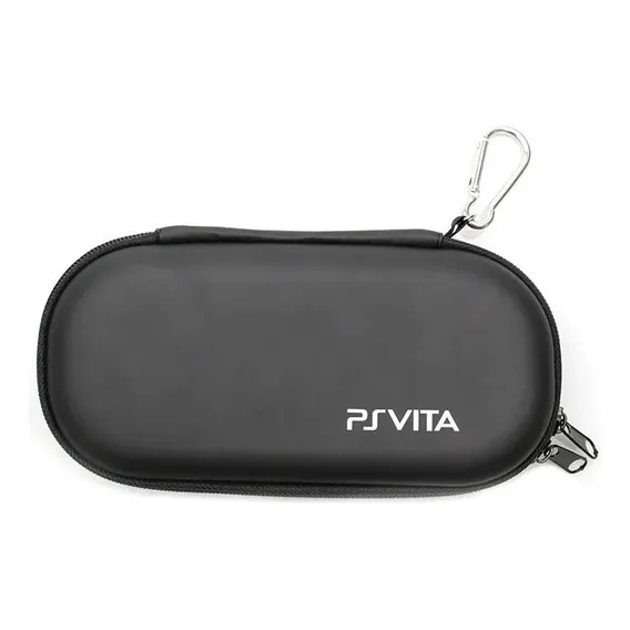 Capa Estojo Case Bag Bolsa Para Ps Vita Case Com Porta Jogos Cor Preto Foto 1