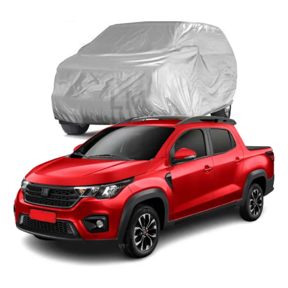Capa Forrada Cobrir Carro Fiat Strada Volcano Cabine Dupla Foto 1