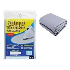Capa Forro Metalizado Tabua Passar Roupa 7mm Espuma 124x37cm Cor Cinza Foto mini 2