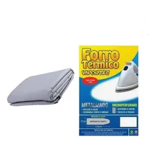 Capa Forro Metalizado Tabua Passar Roupa 7mm Espuma 124x37cm Cor Cinza Foto mini 3