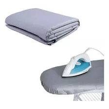 Capa Forro Para Tábua De Passar Roupa Aluminizada De Algodão Poliester 138x45 Grande Foto mini 1