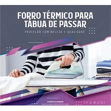 Capa Forro Termico Tabua Passar Roupa Espuma Almofadado Foto mini 3
