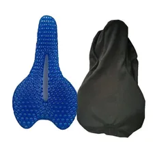 Capa Gel Banco Selim Almofada Forro Para Bicicleta Foto  mini 1