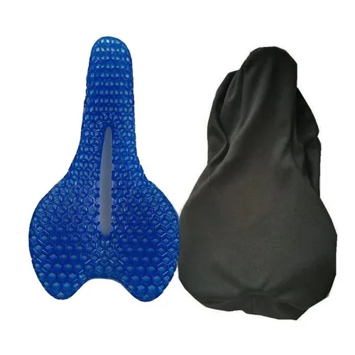 Capa Gel Banco Selim Almofada Forro Para Bicicleta Foto 1