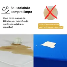 Capa Impermeavel Protetora De Colchão Casal Forrada Hospitalar Foto mini  3
