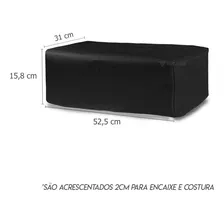 Capa Impressora Multifuncional Hp 416 Premium Corino Preta Foto mini 4