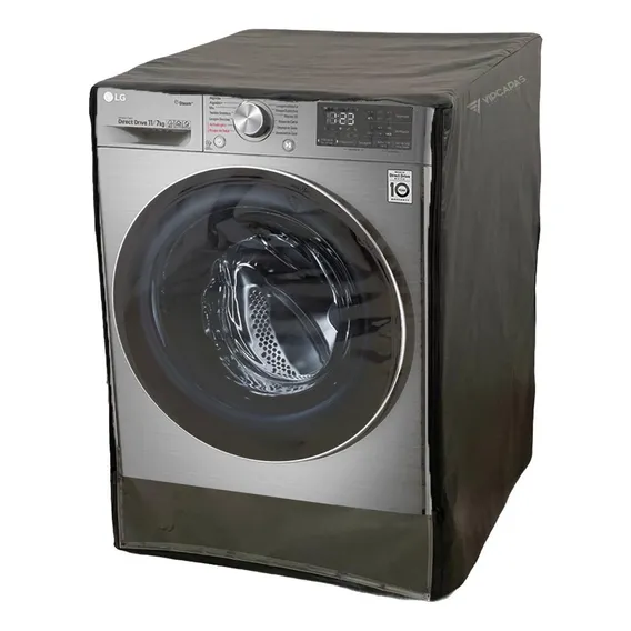 Capa Lava & Seca LG 11kg Vivace Impermeável Vc3 Vc4 Ziper Cor Preto Foto 1