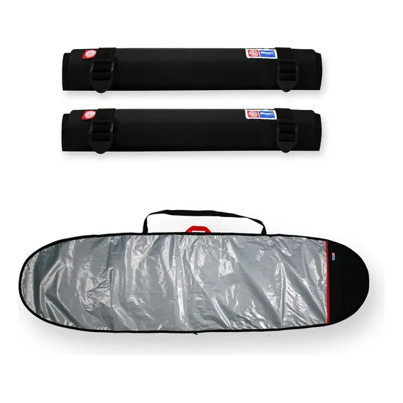 Capa Longboard Refletiva 9'5 A 9'8 + Tubo Espuma 40cm Foto 1
