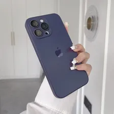 Capa Luxo Glass Case Para iPhone 12 Pro Max Cor Azul Navy Foto mini 3