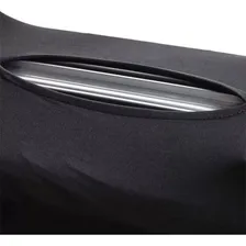 Capa Mala Bagagem Viagem C/ Ziper Preta Grande 32kg Elastano Foto mini  3