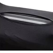 Capa Mala Bagagem Viagem Ziper Preta Pequena 10kg Elastano Foto mini 3
