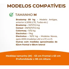 Capa Máquina De Lavar Electrolux Brastemp 10kg 11kg 12kg Foto mini 4