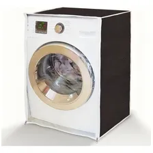 Capa Maquina Lava Seca LG Direct Drive 6 Kg E 11kg Flanelada Cor Preto Foto mini 1
