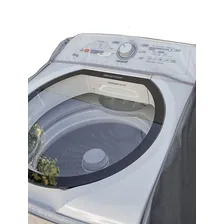 Capa Maquina Lavar Brastemp 12kg Ziper Painel Transparente Cor Cinza-claro Foto mini 4