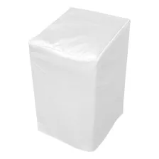 Capa Maquina Lavar Brastemp 15kg Ziper Painel Transparente Cor Branca Foto mini 2