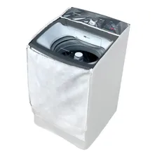 Capa Maquina Lavar Panasonic 16kg Zíper Painel Transparente Cor Branca Foto  mini 1