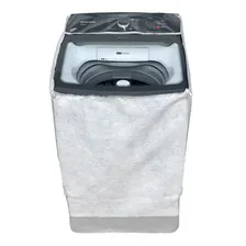 Capa Maquina Lavar Panasonic 16kg Zíper Painel Transparente Cor Branca Foto mini  2