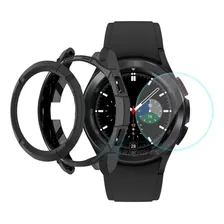 Capa + Moldura + Pelicula Para Galaxy Watch 4 Classic 42mm Foto mini 1