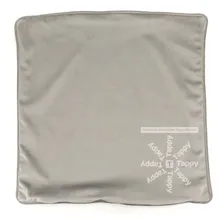 Capa P Almofada Suede Premium Joli 45x45cm + Acabamento Vivo Cor Cinza Taupe Foto  mini 1