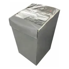 Capa P/ MĂĄquina Brastemp 14 Kg Bwk TransparĂȘncia ZĂper Luxo Cor Cinza Foto mini 1
