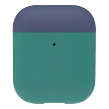 Capa Para Air Pods De Silicone Com Duas Tampas Power Support Foto mini 2