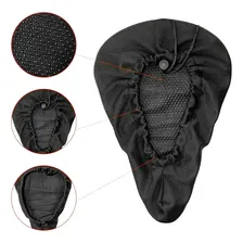 Capa Para Banco Em Gel Bike Silicone Selim Almofada Foto mini  2