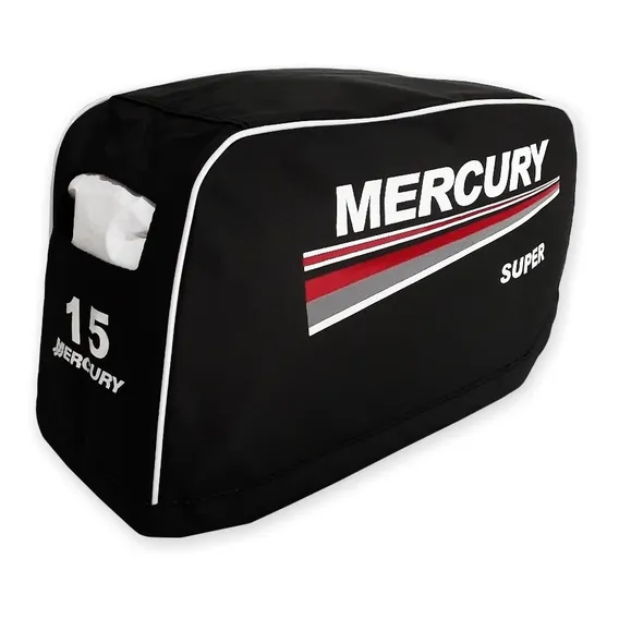 Capa Para Capô Motor Popâ Mercury 15 Hp Super Modelo Foto 1