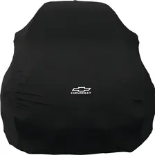 Capa Para Cobrir Carro Chevrolet Onix Tecido Helanca Cor Preta Foto mini  2