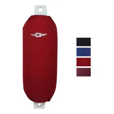 Capa Para Defensa Náutica Lancha Barco G5 - F3 Cor Vermelho Foto  mini 1