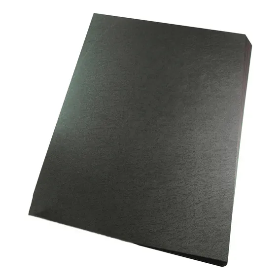 Capa Para Encadernação Preta Couro Pp A3 0,30mm 100un Foto 1