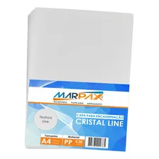 Capa Para Encadernação A4 Cristal Line Frente Pp 0,30 1000un Foto  mini 1