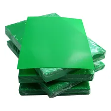 Capa Para Encadernação A4 Verde Bandeira Couro Pp 0,30 100un Foto mini 2