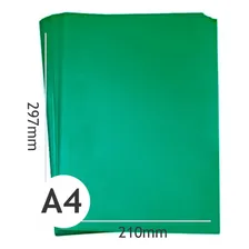 Capa Para Encadernação A4 Verde Bandeira Line Pp 0,30 100un Foto mini 3