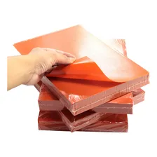 Capa Para Encadernação Laranja A4 | Pp Couro Fundo | 100 Un Foto mini  3