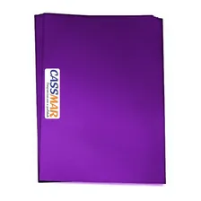 Capa Para Encadernação Roxa Line A4 Pp 0,30mm 100un Foto mini 1