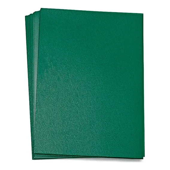 Capa Para Encadernação Verde Petróleo A4 Pp Couro 100 Un Foto 1