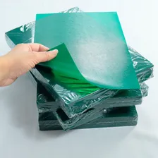 Capa Para Encadernação Verde Petróleo A4 Pp Couro 100 Un Foto mini  3