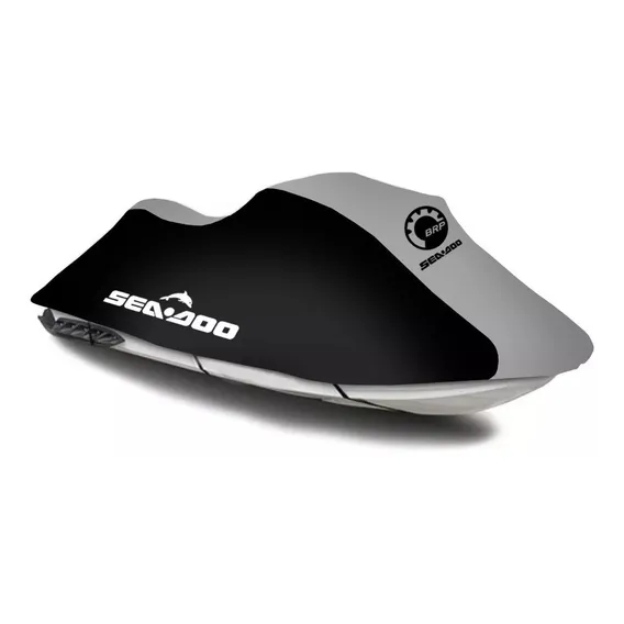 Capa Para Jet Ski Sea Doo Gtr / Gts / Gti Até 2013 Cor Preto/cinza-claro Foto 1