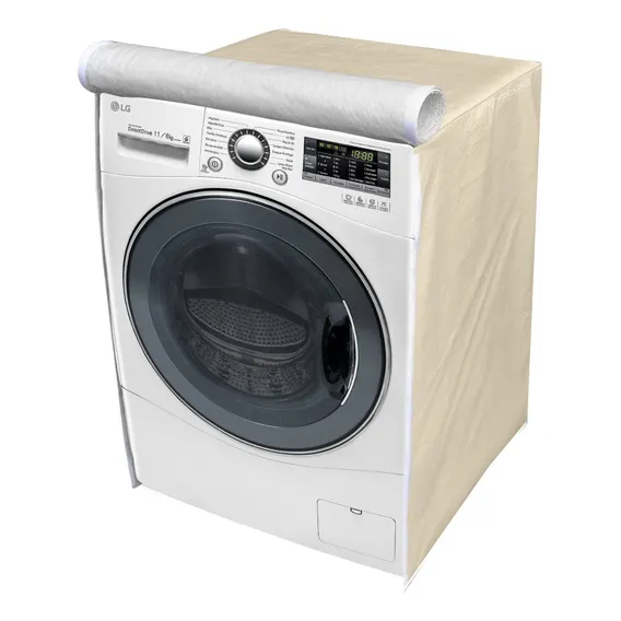 Capa Para Lava E Seca LG 10,2 Kg Abertura Frontal Bege Foto 1