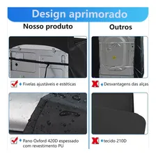Capa para Máquina de Lavar Roupas com ZĂper - Protetor Solar, Cor Preto, capa maquina lavar | capa para maquina de lavar | capa para maquina lavar Foto mini 4