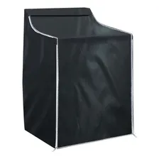 Capa para Máquina de Lavar Roupas com ZĂper - Protetor Solar, Cor Preto, capa maquina lavar | capa para maquina de lavar | capa para maquina lavar Foto mini 1